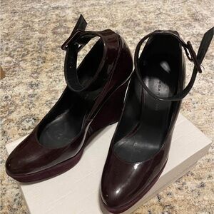 Barbara Bui - eggplant platform heels